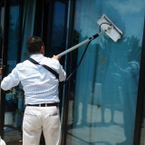 Tecnovap steam cleaning mop for window cleaning