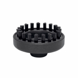 Tecnovap large round brush for steam cleaning