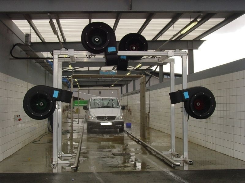 Kranzle car wash drive through blowers