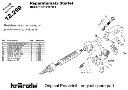 Starlet Repair Kit 12299
