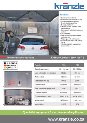 KRANZLE CARWASH BROCHURE