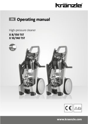 Kranzle X-Series Operating manual