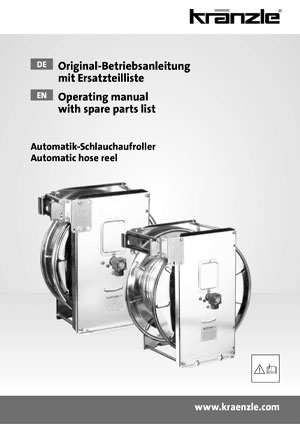 Kranzle Hose reel operating manual