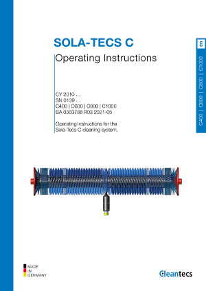 SOLA-TECS OPERATING MANUALS