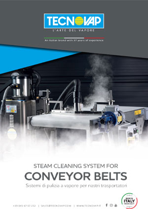 TECNOVAP STEAM CLEANING SYSTEM FOR CONVEYOR BELTS
