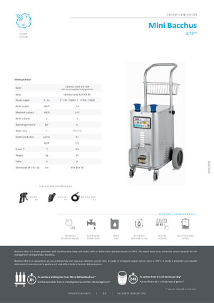 TECNOVAP MINI BACCHUS BROCHURE