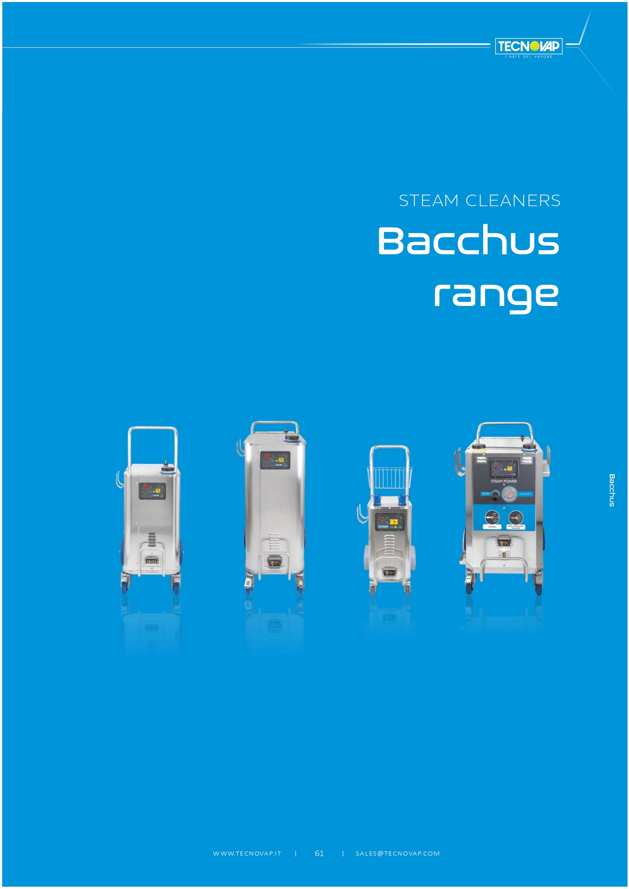 TECNOVAP BACHUS WINE RANGE BROCHURE