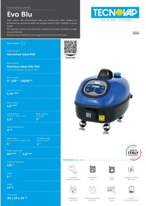 TECNOVAP EVO BLU WATER BROCHURE