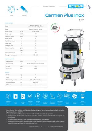 TECNOVAP CARMEN PLUS INOX BROCHURE