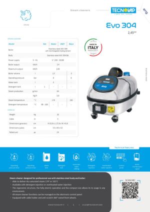 TECNOVAP EVO 304 BROCHURE