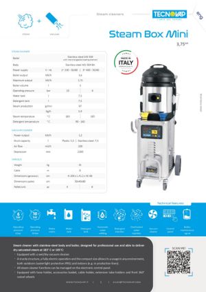 TECNOVAP STEAM BOX VAC MINI BROCHURE