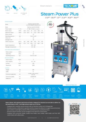 TECNOVAP STEAM POWER PLUS BROCHURE
