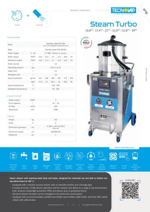 tecnovap steam turbo brochure