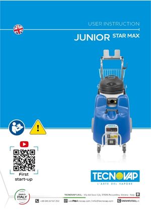 TECNOVAP JUNIOR STAR MAX OPERATING MANUAL