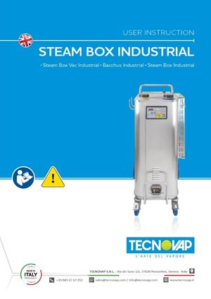 TECNOVAP STEAM BOX PRO OPERATING MANUAL