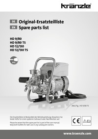 Kranzle HD 11/130 spare parts
