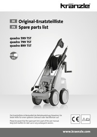 Kranzle Quadro 599 and 799 spare parts