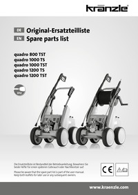 Kranzle Large Series Spare Parts