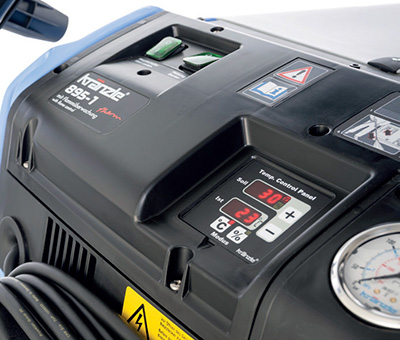 Kranzle hot water high pressure cleaner digital control panel