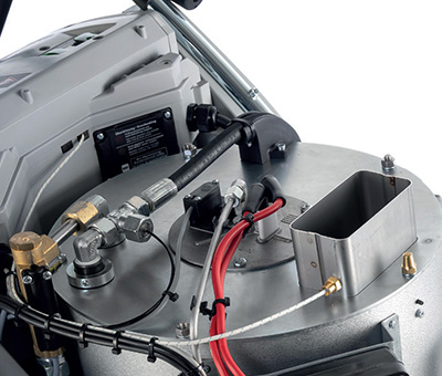 Kranzle hot water optical flame monitoring