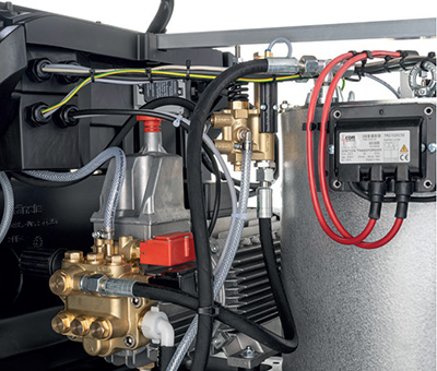 Kranzle hot water high pressure cleaner safety devices