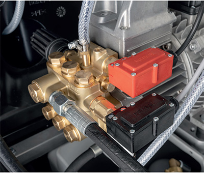 Kranzle hot water total stop system with delayed motor shutdown