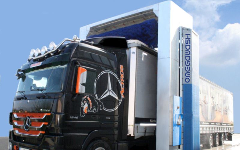 Iteco Omega Truck Wash rollover system