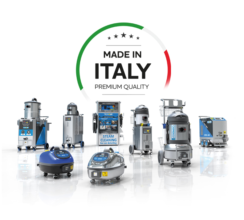 Tecnovap steam cleaners, made in Italy