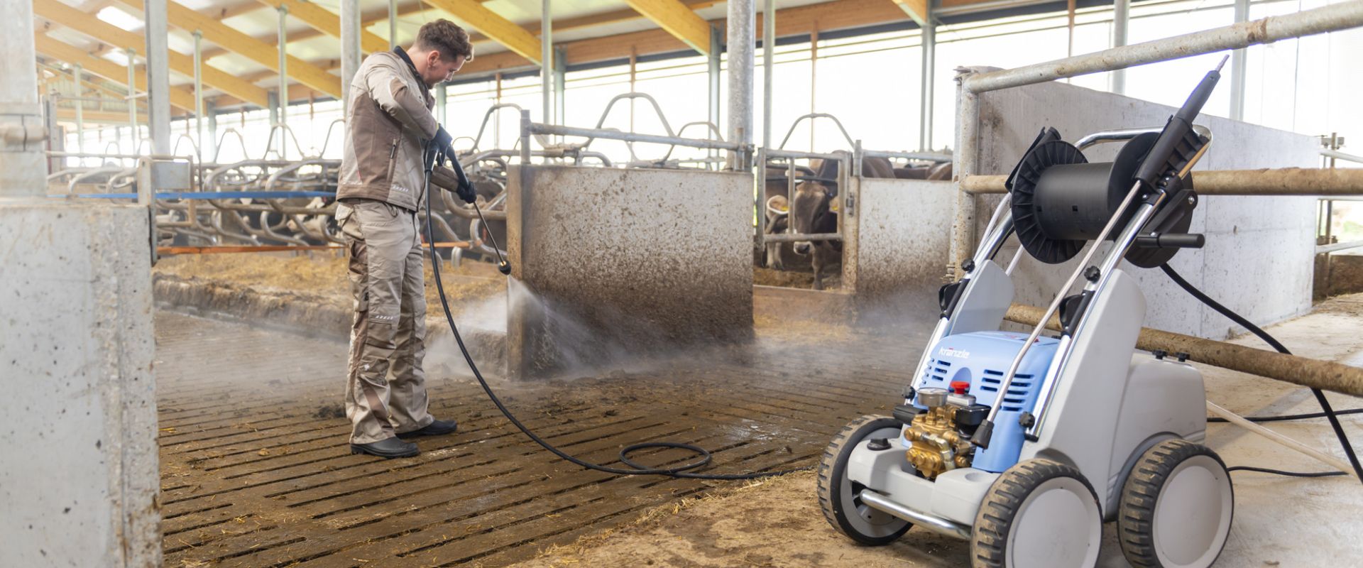 Kranzle Agriculture Cleaning with high pressure cleaner