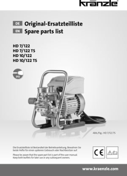 KRANZLE HD 7/122 MOTOR SPARES