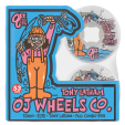 167140 OJ WHEELS 53mm Latham Elite White Full Combo 99a