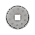 167144 SLIME WHEELS 58mm Worm Holes White  97a