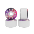 167144 SLIME WHEELS 58mm Worm Holes White  97a