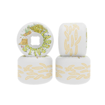 167146 SLIME WHEELS 56mm Sam Hitz White Full Combo 99a