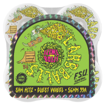 167146 SLIME WHEELS 56mm Sam Hitz White Full Combo 99a